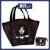 Torba XL z saszetką 2 w 1 - VALENTINE'S DAY / GIRL - zestaw do uszycia