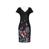 BEAUTIFUL BUTTERFLY WZ. 4 - panel pro šaty krep