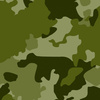 50CM CAMOUFLAGE M. 3 / olive - French Terry mit Elasthan