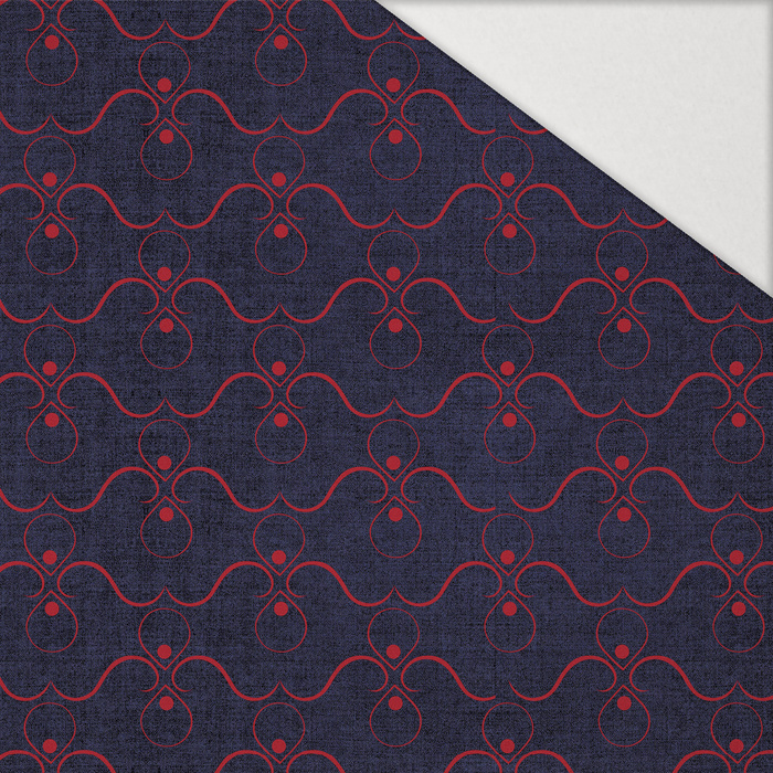 GEOMETRIC MINIMAL WZ. 9 - Hydrofobowa dzianina drapana 