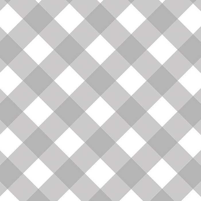 DIAGONALES KARO / grau