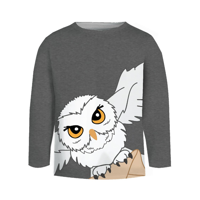 LONGSLEEVE - SOVA (KOUZELNÁ ŠKOLA) - single jersey (110/116)