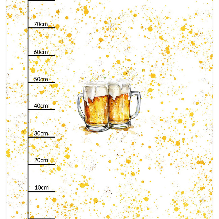 OKTOBERFEST BEER WZ.3 - panel (75cm x 80cm) brushed knitwear with elastane ITY