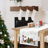 TABLE RUNNER PANEL - IN THE SANTA CLAUS FOREST  - sewing set