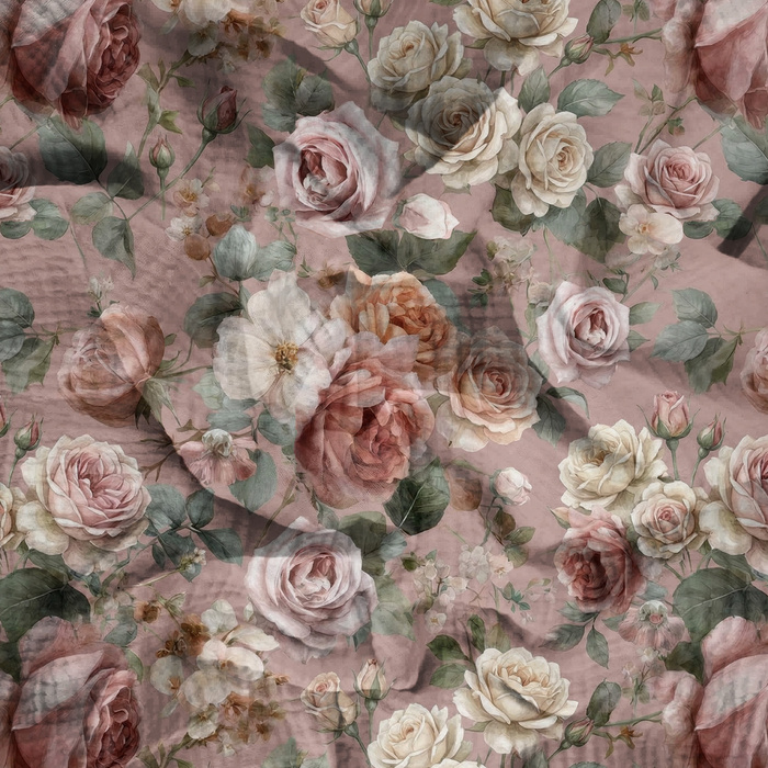 Flowers wz. 72 - Mušelín bavlněný