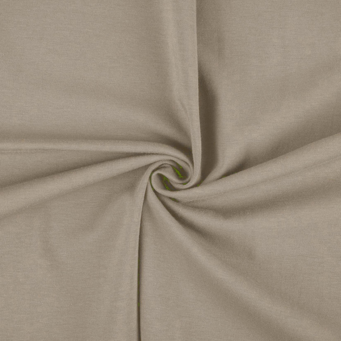 Single Jersey mit Elasthan TE210 - GREIGE (D-113)