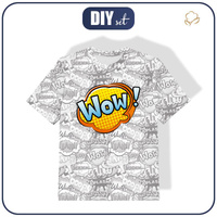 KID’S T-SHIRT - COMIC BOOK / wow - single jersey (104/110)