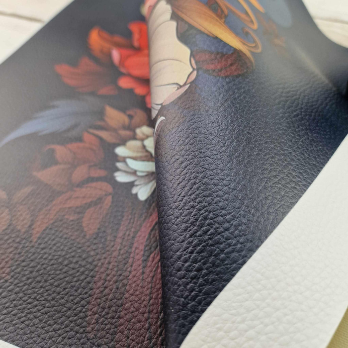 BOUQUET OF FLOWERS WZ.5 (46 cm x 50 cm) - thick pressed leatherette