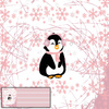 PINGUIN 2.0 / rose quartz - panoramisches Paneel 60 cm