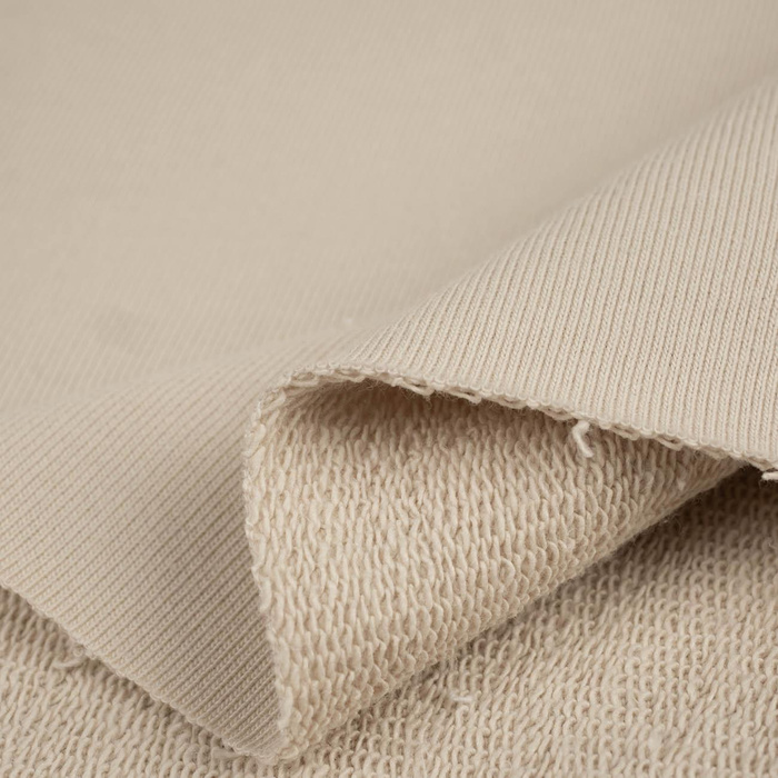 D-55 LIGHT BEAN - thick looped knit 290g