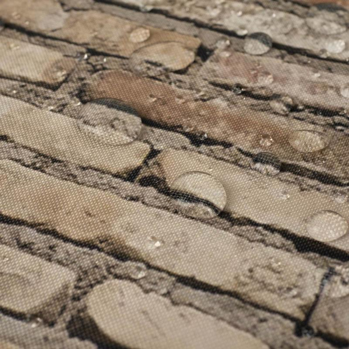 BRICK pat. 2 (PHOTOGRAPHIC BACKGROUND) - Waterproof woven fabric
