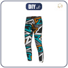 JUNGS THERMO LEGGINGS (HUGO) - GRAFFITI - Nähset 140