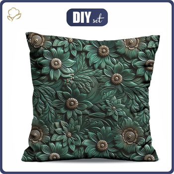 POLŠTÁŘ 45x45 - LEATHER PATTERN VZ.14 - Sada šití