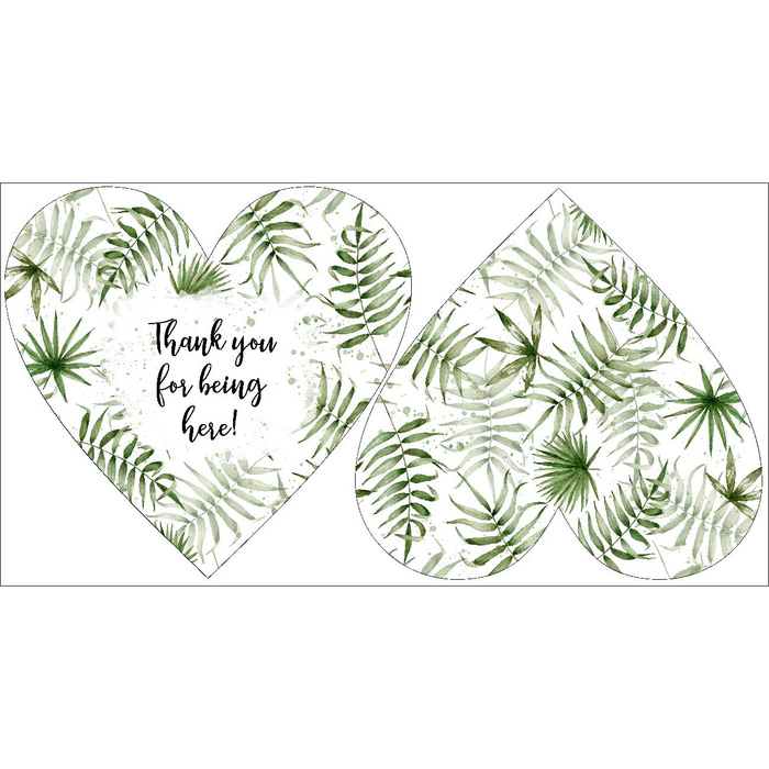 OZDOBNÝ POLŠTÁŘ SRDCE - Thank you for being here!