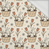 HAPPY BUNNY WZ. 3 - looped knit fabric