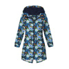 MINI EISVÖGEL UND FLIEDER (EISVÖGEL AUF DER WIESE) / navy - Single Jersey 