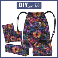 PAKIET UCZNIA - COLORFUL FLOWERS WZ. 1 - zestaw do uszycia