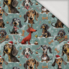DOGS WZ. 3 / CHRISTMAS - Viskose Jersey