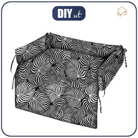 ANIMAL BED - ZEBRA LEAVES - sewing set - S