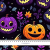 HALLOWEEN wz.19 - Woven Fabric for tablecloths