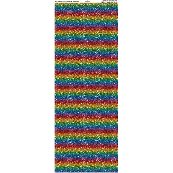 GYM BAG - HOLOGRAPHIC RAINBOW Pat. 2 - sewing set