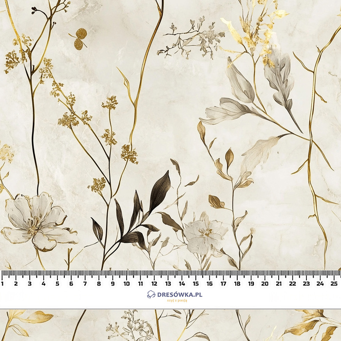 FLOWERS - Cloud Dancer WZ.5 - Linen 100%