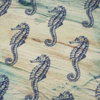 SEA HORSES (SEA ABYSS) - Waterproof woven fabric