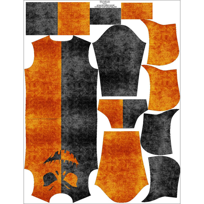 MEN’S HOODIE (COLORADO) - PUMPKIN - sewing set XXL