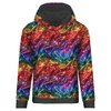 CLASSIC DAMEN HOODIE "POLA" (S)- HOLOGRAPHIC RAINBOW ms. 5 - Nähset