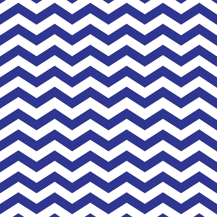 ZIGZAGS / blue - single jersey with elastane 