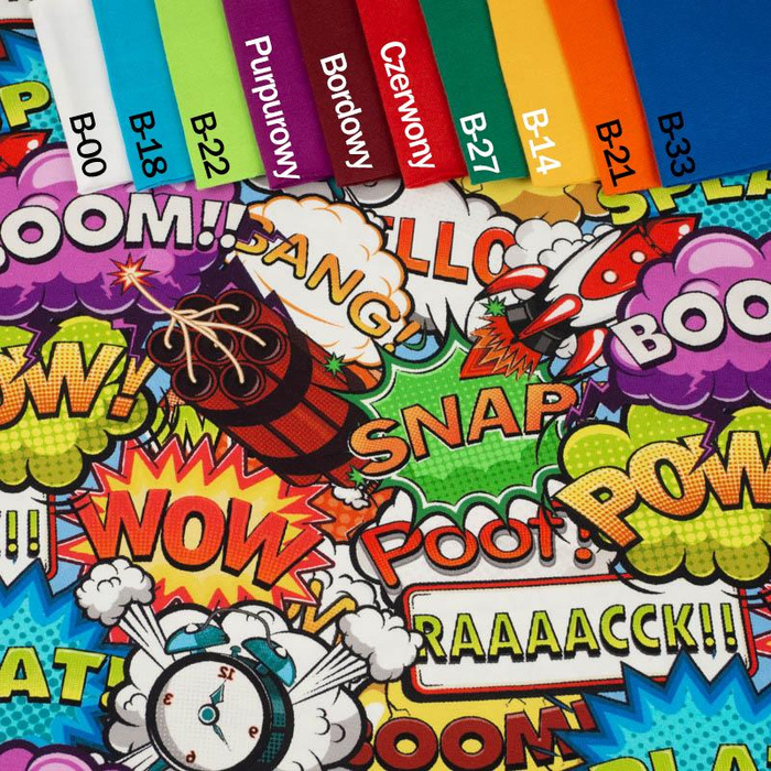 COMICS 2.0 - Hydrophobic brushed knit