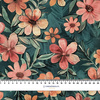 AUTUMN FLOWERS VZ. 1 - single jersey