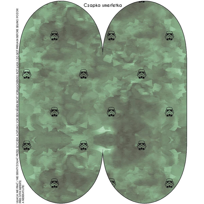 "Beanie" cap - STORMTROOPERS (minimal) / CAMOUFLAGE pat. 2 (olive) 51-53