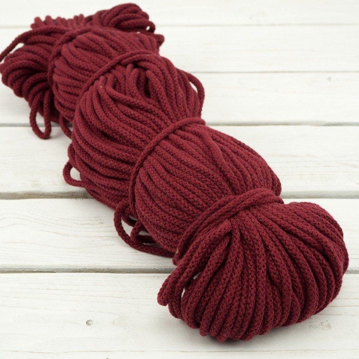 Strings cotton hank 5mm -  BURGUNDY