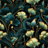 AUTUMN FLOWERS WZ.10 - lycra 300g