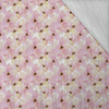 RÓŻOWE KWIATUSZKI (NA ŁĄCE) - Muślin bawełniany