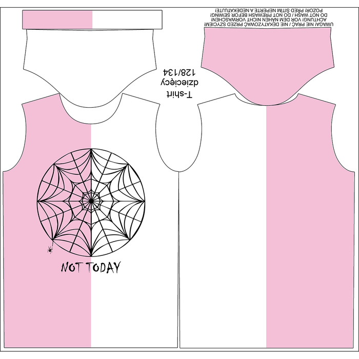 KINDER T-SHIRT - WEDNESDAY m. 7 - Nähset (128/134)