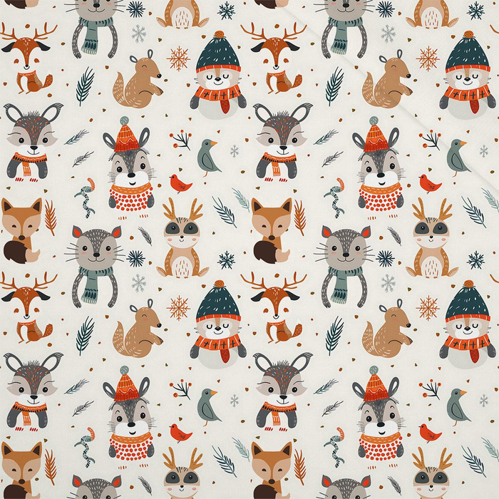 LET IS SNOW wz.7 - looped knit fabric