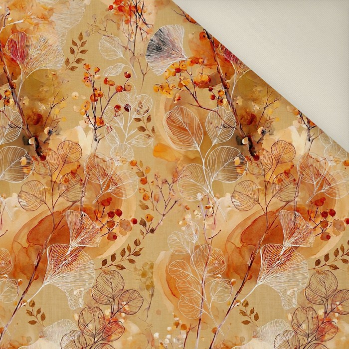 AUTUMN FLOWERS WZ. 24 - Polster- Velours