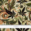 Hemp leaves WZ. 5 - lycra 300g