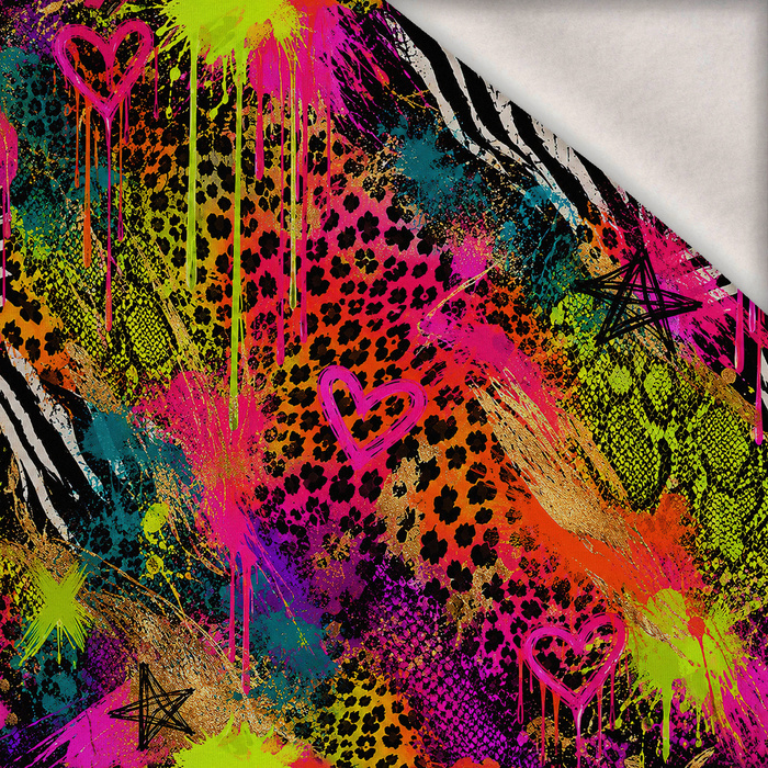NEON JUNGLE WZ. 1 - Wintersweat angeraut mit Elastan ITY