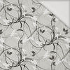 LEAVES pattern no. 1 (grey) - Viscose jersey