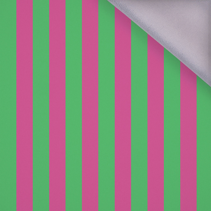 PINK-GREEN STRIPES - softshell