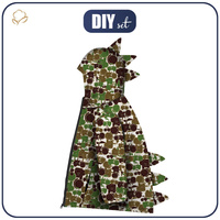 KIDS JACKET DINO (ZOE) - TRACTORS / green - sewing set (98/104)