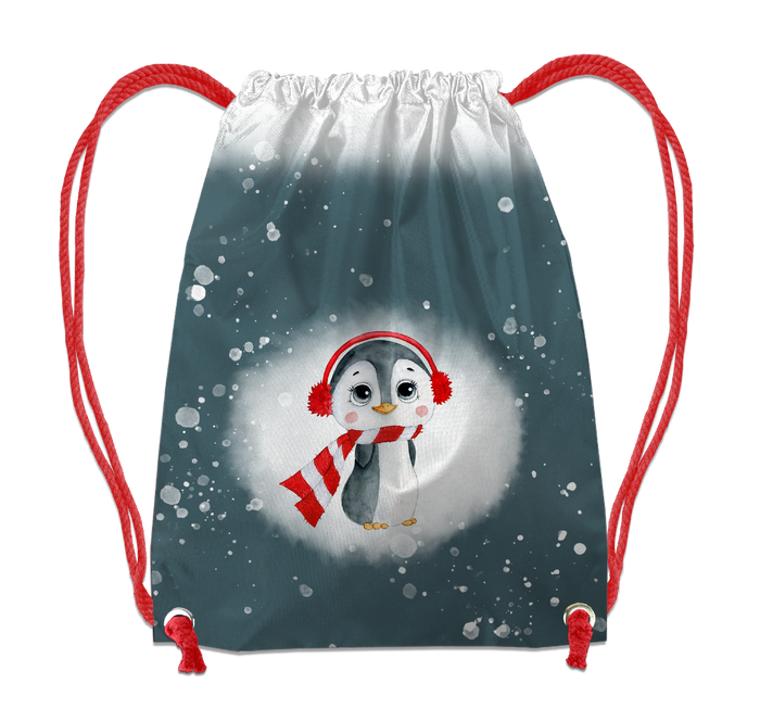 GYM BAG - ALBI THE WINTER PENGUIN - sewing set