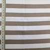 WHITE AND BEIGE - Ribbed knit fabric