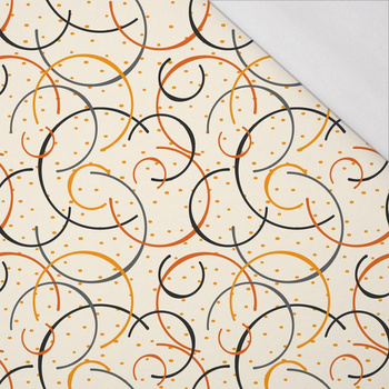 70cm HALLOWEEN KONFETY - organický úplet single jersey s elastanem TE210