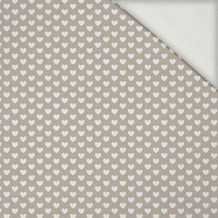 HERZCHEN / beige (VALENTINES HERZEN) - Viskose Jersey