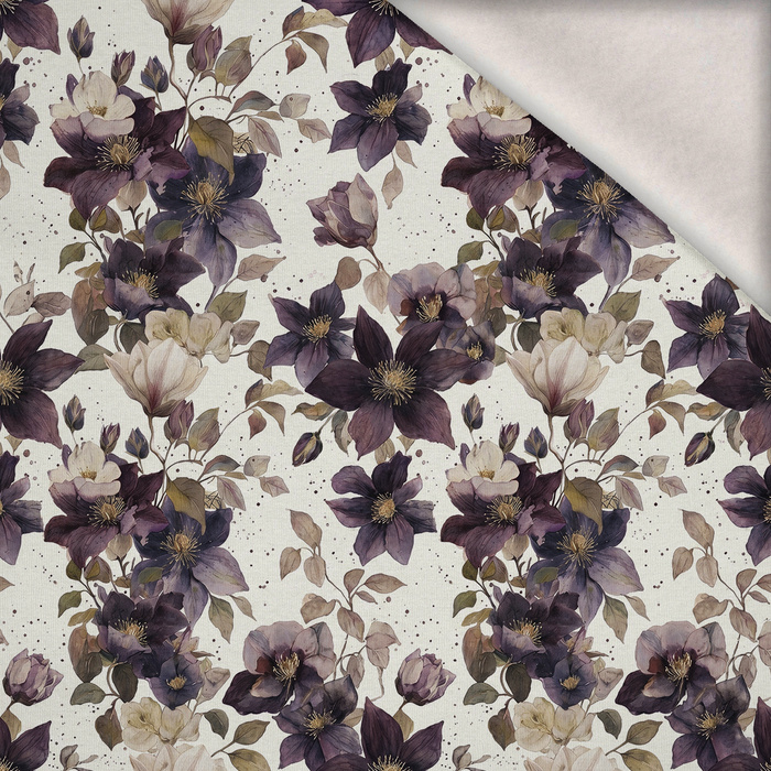 FLOWERS RACCOON FAMILY - Wintersweat angeraut mit Elastan ITY