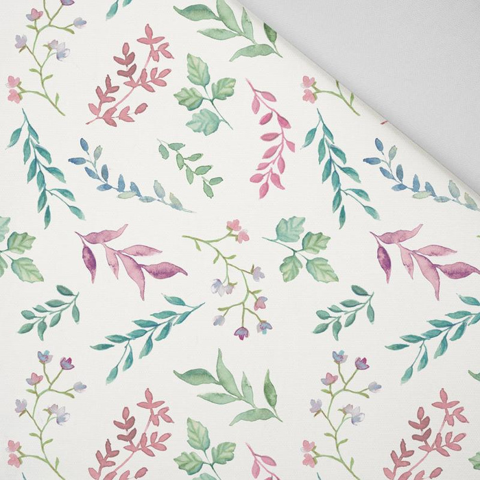 BAREVNÝ HERBÁŘ / bílá - tkanina HOME DECOR PREMIUM